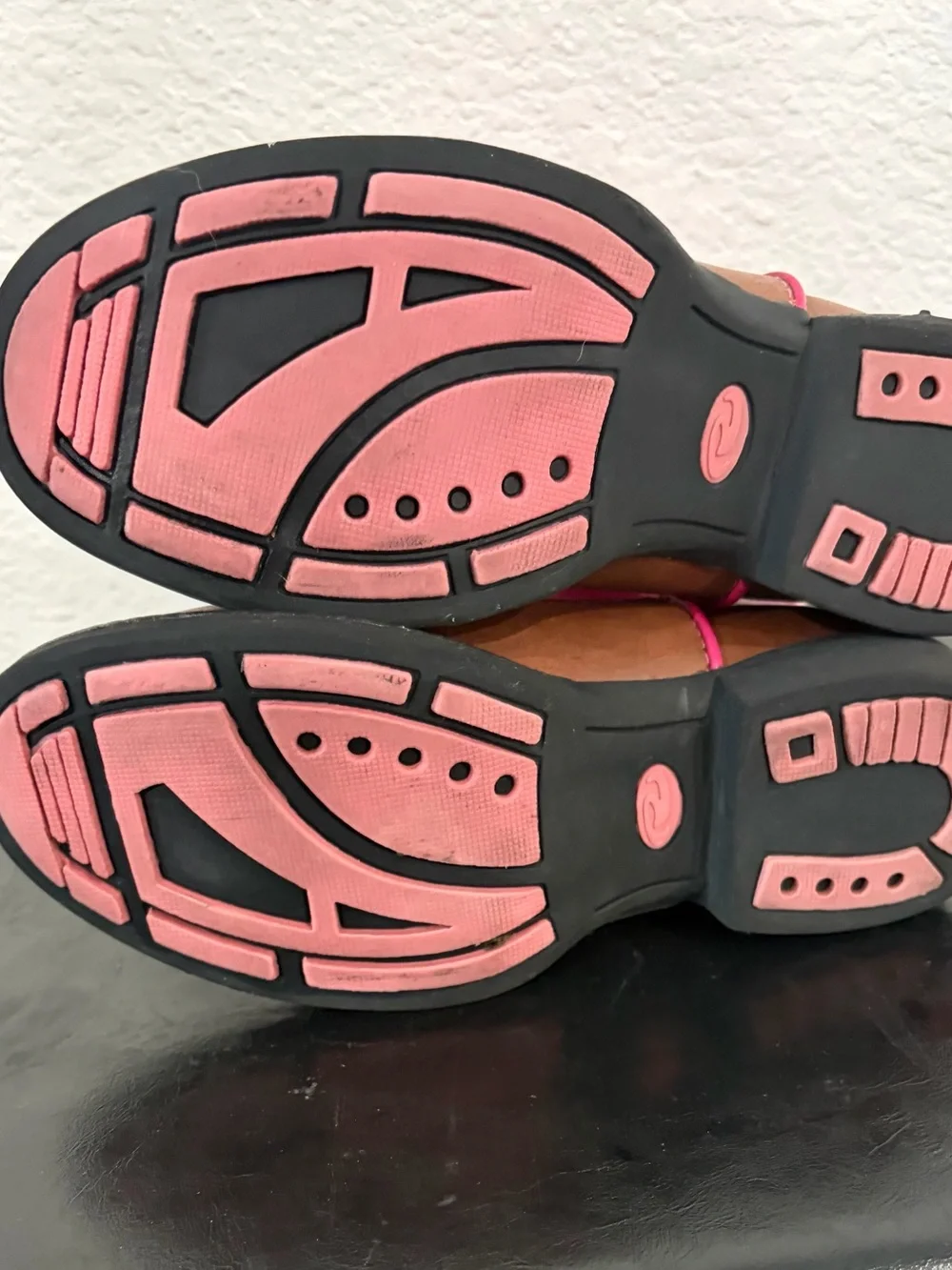 Roper girls Brown & Pink Cowboy Boots - Western Pull-On Style light up lites